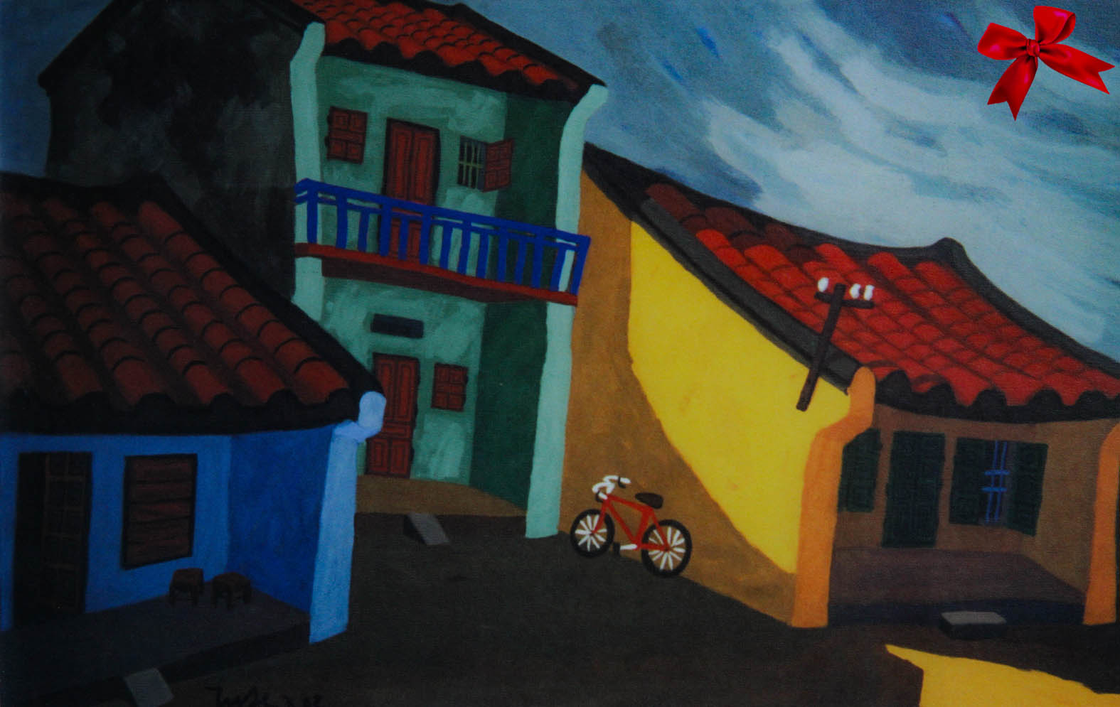 Chiếc xe đạp đỏ